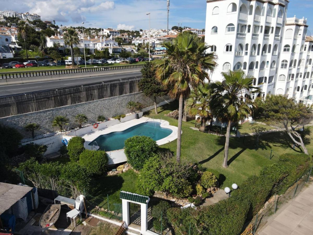 Aguamarina A3 Vistas al mar Primera línea de playa Apartamento Mijas Costa Exterior foto