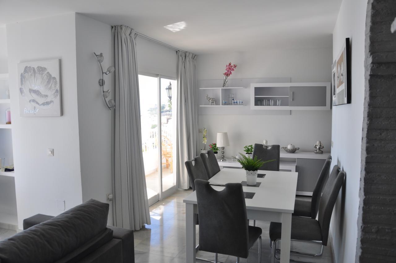 Aguamarina A3 Vistas al mar Primera línea de playa Apartamento Mijas Costa Exterior foto